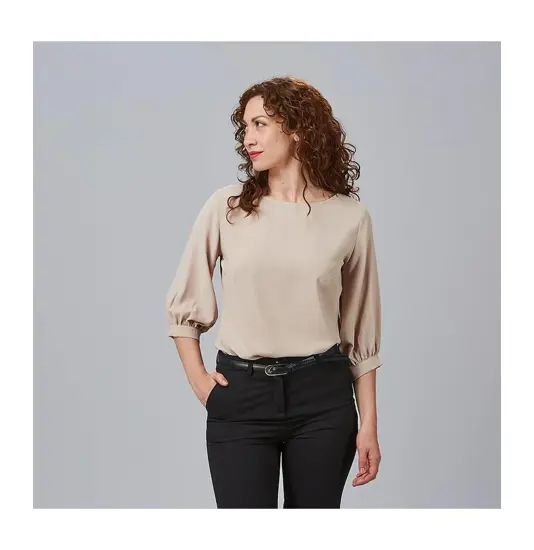 Blusa donna manica arricciata rosanna Garys
