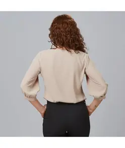 Blusa donna manica arricciata rosanna Garys