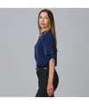 Blusa donna manica roll up micaela Garys