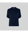 Blusa donna manica roll up micaela Garys