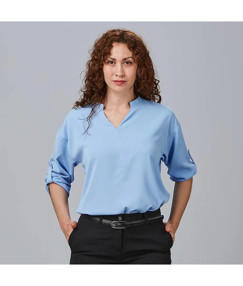 Blusa donna manica roll up micaela Garys