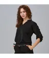 Blusa donna manica roll up micaela Garys