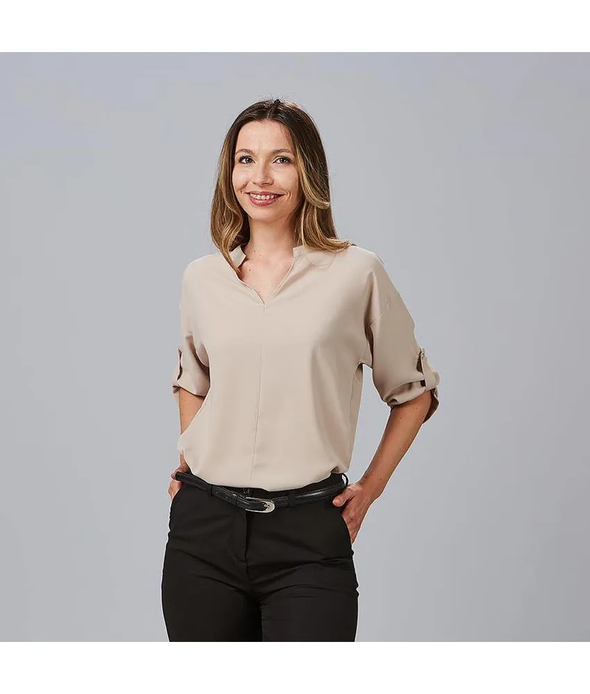 Blusa donna manica roll up micaela Garys