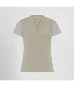 Blusa donna maniche coste rosell Garys