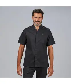 Blusa hombre abierta m/c uriel Garys