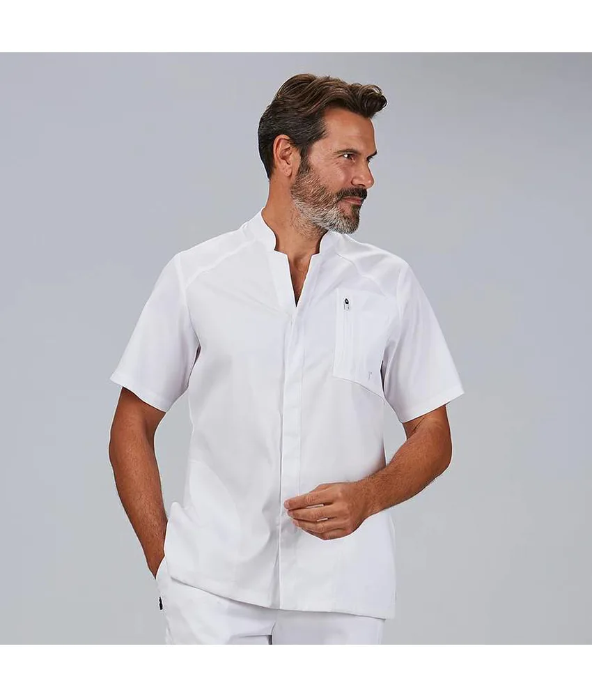 Blusa hombre abierta m/c uriel Garys