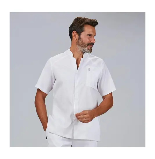 Blusa hombre abierta m/c uriel Garys