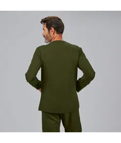Blusa hombre abierta m/l hernan Garys