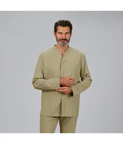 Blusa hombre abierta m/l nilo Garys