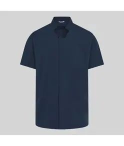 Blusa hombre boton oculto m/c marc Garys
