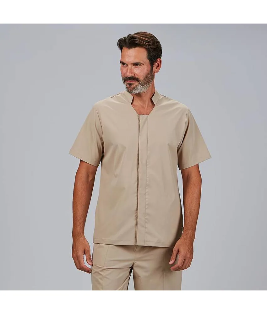 Blusa hombre boton oculto m/c marc Garys