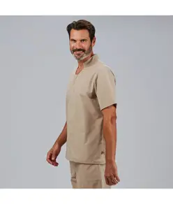 Blusa hombre boton oculto m/c marc Garys