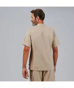 Blusa hombre boton oculto m/c marc Garys