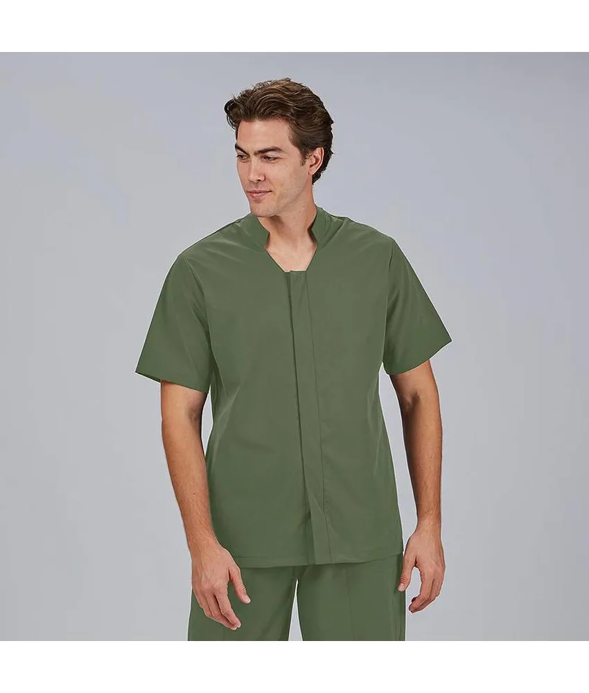 Blusa hombre boton oculto m/c marc Garys
