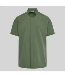 Blusa hombre boton oculto m/c marc Garys