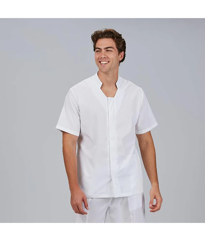 Blusa hombre boton oculto m/c marc Garys