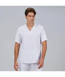 Blusa hombre cuello canale m/c ruben Garys