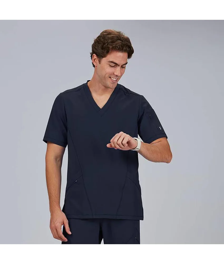 Blusa hombre cuello canale m/c ruben Garys