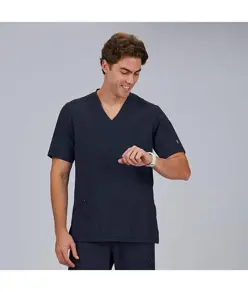 Blusa hombre cuello canale m/c ruben Garys