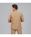 Blusa hombre cuello canale m/c ruben Garys