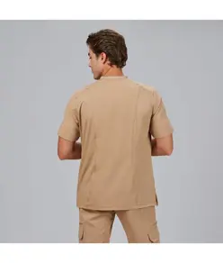 Blusa hombre cuello canale m/c ruben Garys