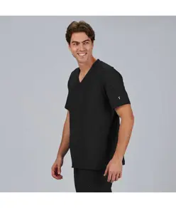 Blusa hombre cuello canale m/c ruben Garys