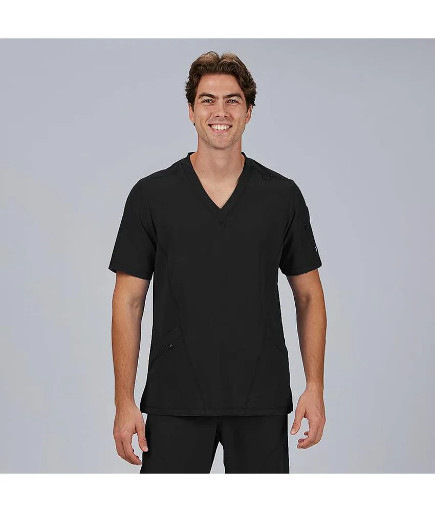 Blusa hombre cuello canale m/c ruben Garys