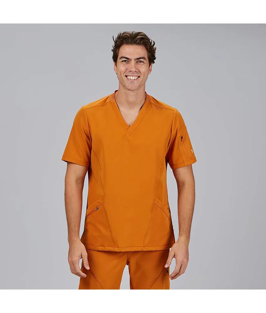 Blusa hombre cuello canale m/c ruben Garys