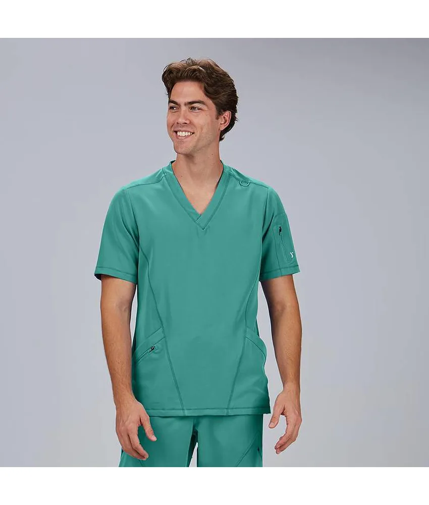 Blusa hombre cuello canale m/c ruben Garys