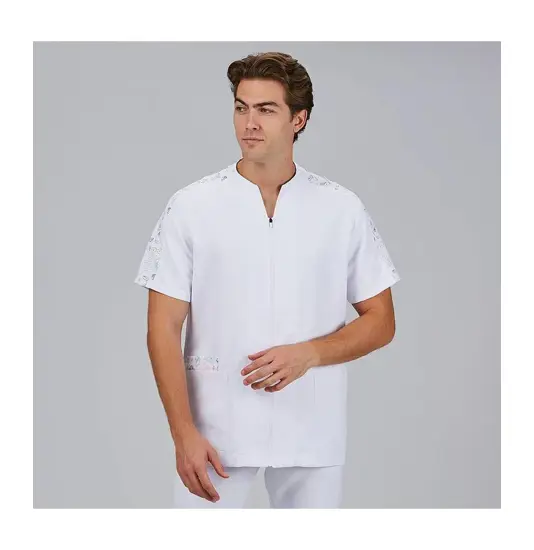 Blusa hombre cuello chimenea m/c liam Garys
