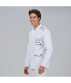 Blusa hombre cuello mao m/l jacob Garys