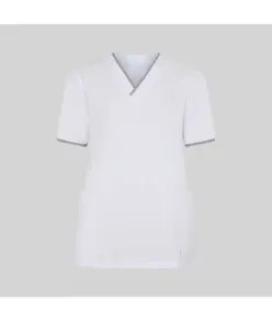 Blusa hombre escote pico combinada m/c gael Garys
