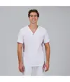 Blusa hombre escote pico combinada m/c gael Garys