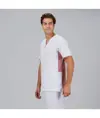 Blusa hombre escote pico combinada m/c gael Garys
