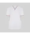 Blusa hombre escote pico combinada m/c gael Garys