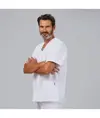 Blusa hombre sanitaria boton presion m/c "red line" Garys