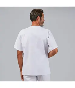 Blusa hombre sanitaria boton presion m/c "red line" Garys