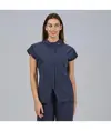 Blusa mujer abierta cremallera m/c musa Garys