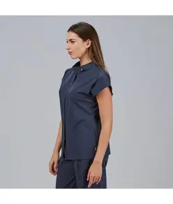 Blusa mujer abierta cremallera m/c musa Garys