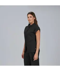 Blusa mujer abierta cremallera m/c musa Garys