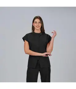 Blusa mujer abierta cremallera m/c musa Garys
