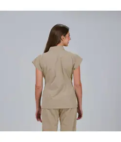 Blusa mujer abierta cremallera m/c musa Garys