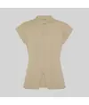 Blusa mujer abierta cremallera m/c musa Garys