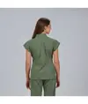 Blusa mujer abierta cremallera m/c musa Garys