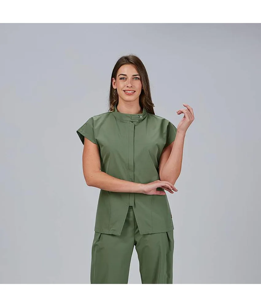 Blusa mujer abierta cremallera m/c musa Garys