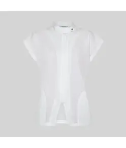 Blusa mujer abierta cremallera m/c musa Garys