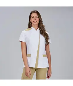 Blusa mujer abierta cuello mao m/c judit Garys