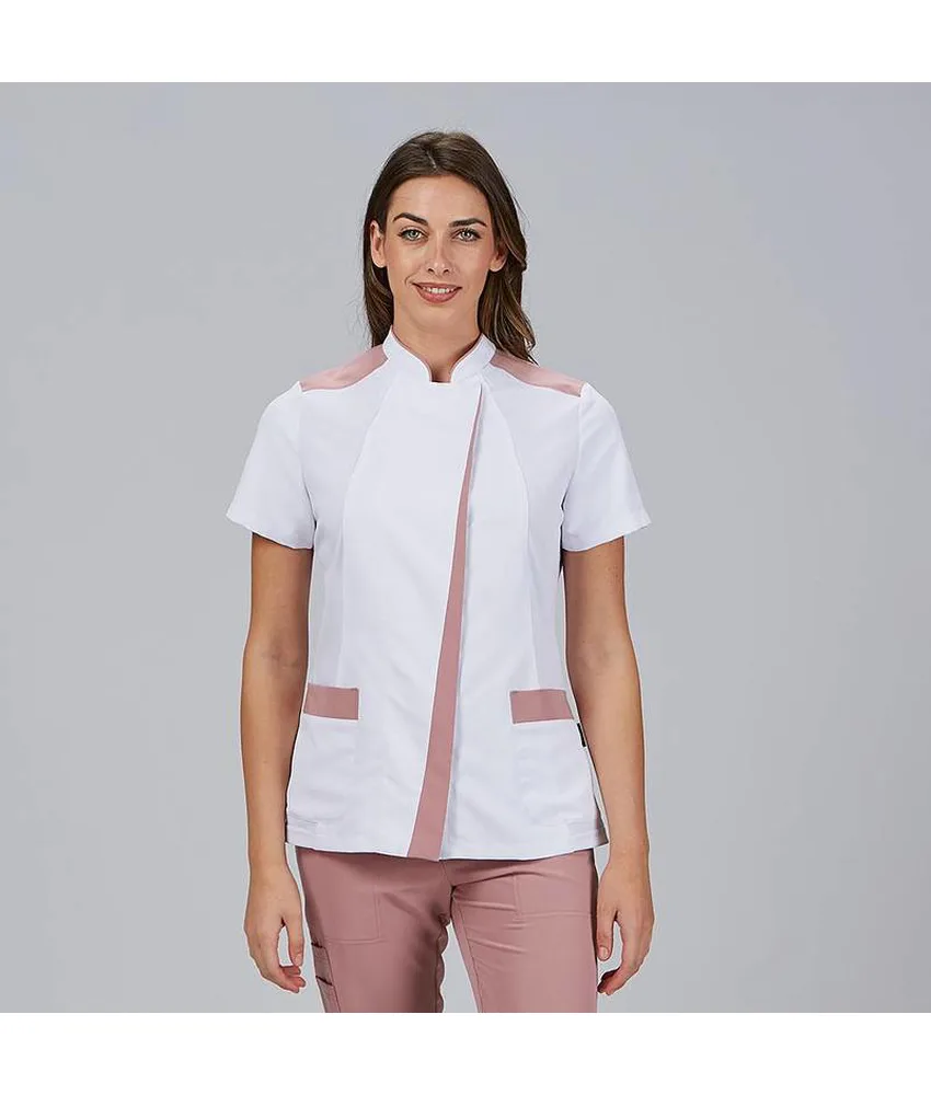 Blusa mujer abierta cuello mao m/c judit Garys