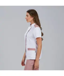 Blusa mujer abierta cuello mao m/c judit Garys