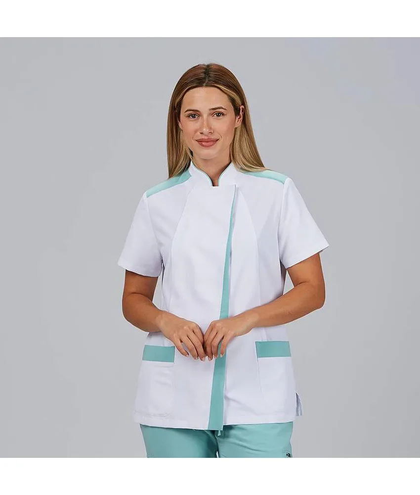Blusa mujer abierta cuello mao m/c judit Garys